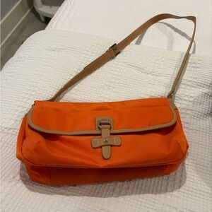 Y2K Etienne Aigner Orange Nylon Purse